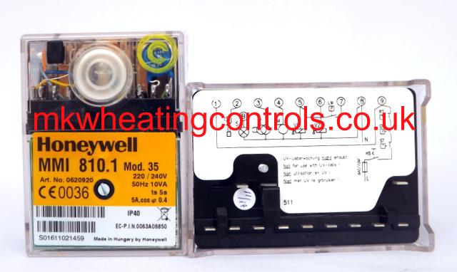 Honeywell MMI810.1 MOD 35 240V Control Box 0620920U (C21355E)
